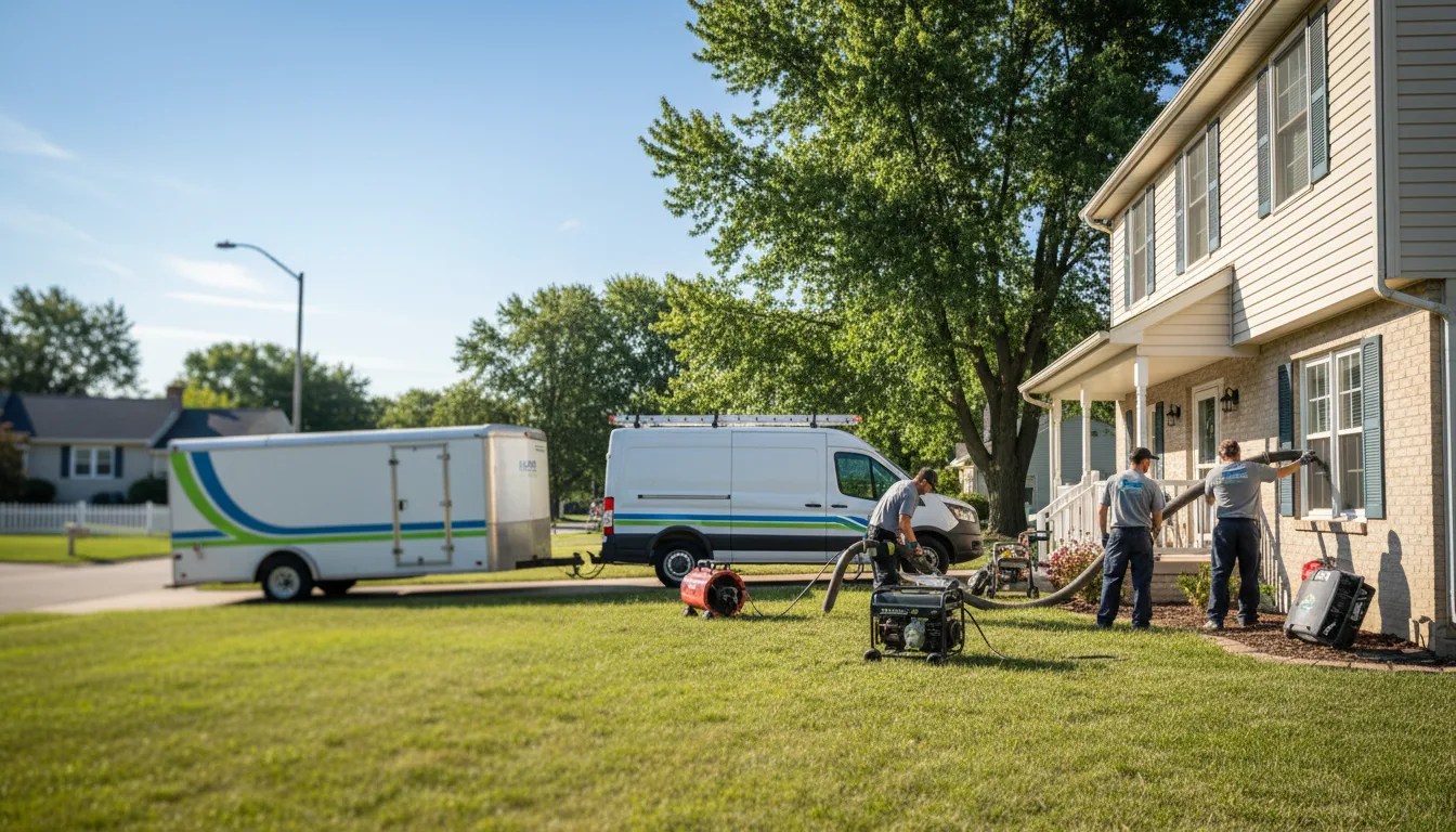 Flooded Basement Restoration And Cleanup With Repair in Creal Springs, IL near me
